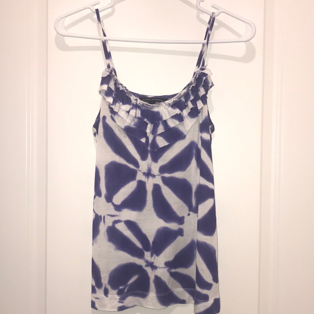 Banana Republic tie die cami SZ XS